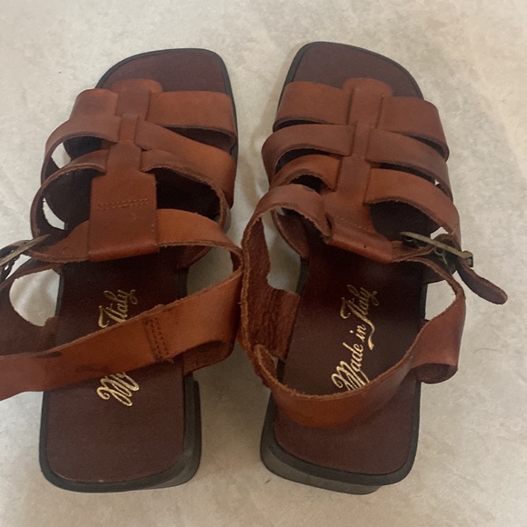 Italian leather sandals - Picture 5 of 8